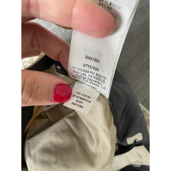 Patagonia Quandry Shorts Mens 36 Khaki 10" Inseam Hiking Lightweight Casual - Picture 5 of 10